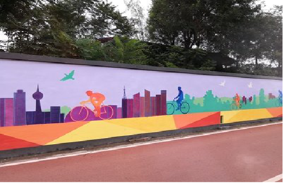 景德镇墙体彩绘-围墙