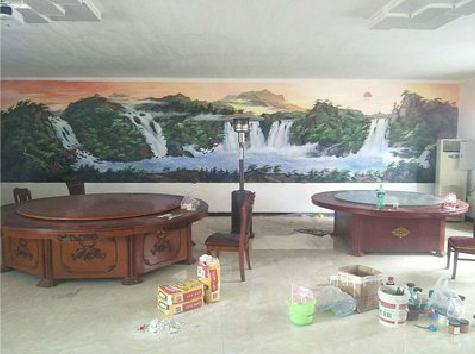 景德镇墙绘-写实风景