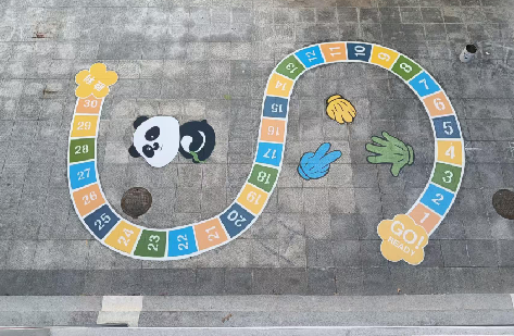 景德镇地面游戏彩绘