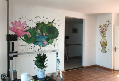 景德镇墙体彩绘相比墙纸的优势。