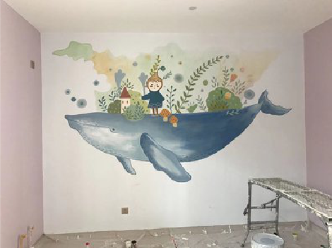 景德镇手绘墙的特点及优势。